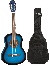 Eko Cs5 Chitarra Classica 3/4 Blue Burst + Bag