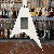 Jackson Usa Select Rr1 Snow White With Black Pinstripes 2803060878
