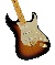 Fender Made In Japan Traditional Stratocaster Limited Run Reverse Head, Maple Fingerboard, 3-color Sunburst - 5503702300