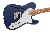 Fender Made In Japan Hybrid Ii Telecaster Thinline Limited Run, Roasted Maple, Satin Indigo - 5503602388