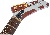 Evh Striped Series Shark, Pau Ferro Fingerboard, Burgundy With Silver Stripes - 5107922305