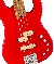 Charvel Pro-mod San Dimas Bass Pj Iv Mah, Caramelized Maple Fingerboard, Satin Ferrari Red - 2963068509