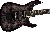 Jackson Js Series Dinky Js32 Dkap, Amaranth Fingerboard, Transparent Black - 2918824585