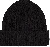 Fender Fender Pick Patch Ribbed Beanie, Black - 9106111707