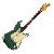 Fender Limited Edition 1964 L-series Stratocaster Heavy Relic, 3a Rosewood Fingerboard, Aged Sherwood Green Metallic - 9236091053