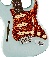Fender American Professional Ii Stratocaster Thinline, Rosewood Fingerboard, Transparent Daphne Blue - 0171010726