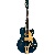 Gretsch Nashville Hollow Body With String-thru Bigsby And Gold Hardware, Ebony Fingerboard, Midnight Sapphire - 2401309833