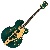 Gretsch Nashville Hollow Body With String-thru Bigsby And Gold Hardware, Ebony Fingerboard, Cadillac Green - 2401309846