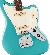 Fender Player Ii Jaguar, Rosewood Fingerboard, Aquatone Blue - 0140580518