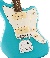 Fender Player Ii Jazzmaster, Rosewood Fingerboard, Aquatone Blue - 0140590518