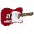 Squier Affinity Series Telecaster Fmt Sh, Laurel Fingerboard, White Pickguard, Crimson Red Transparent - 0378280538