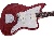 Fender 2024 Collection Made In Japan Hybrid Ii Jazzmaster, Rosewood Fingerboard, Quilt Red Beryl - 5664100328