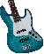 Fender 2024 Collection, Made In Japan Hybrid Ii Jazz Bass, Rosewood Fingerboard, Quilt Aquamarine - 5662100390