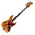 Fender Artisan Maple Burl Jazz Bass, 3a Rosewood Fingerboard, Aged Natural - 9236091138