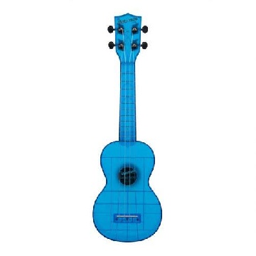 Kala KA-WMT-BL-S - Ukulele soprano Transparent Cobalt Blue - c/borsa