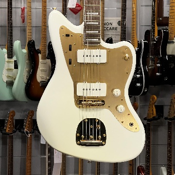 SQUIER 40TH ANNIVERSARY JAZZMASTER WHITE GOLD