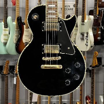 Epiphone Les Paul Custom Black Ebony + Case - Guitars Guitars - Solid Body Electric Guitars