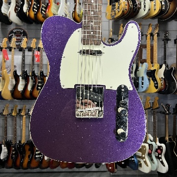 SQUIER SFR LIMITED CLASSIC VIBE BARITONE CUSTOM TELECASTER PURPLE SPARKLE