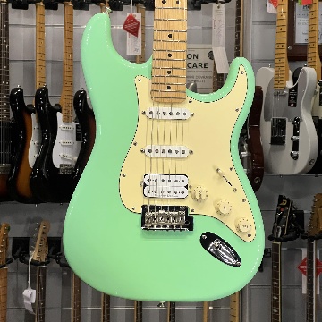 FENDER STRATOCASTER DELUXE MEX REFIN SURF GREEN + DUNCAN JB + 2X TEXAS SPECIAL