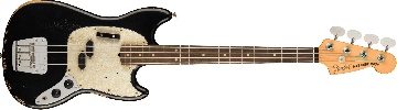 Fender Jmj Road Worn Mustang Bass Black 0144060306 - Bassi Bassi - Elettrici 4 Corde