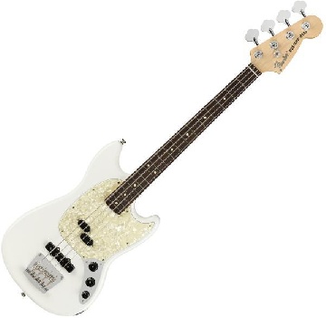 Fender American Performer Mustang Bass Rw Arctic White 0198620380 - Bassi Bassi - Elettrici 4 Corde