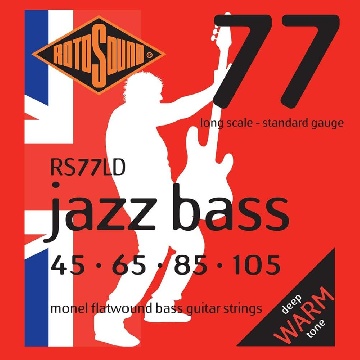 Rotosound Rs77ld Jazz 45-105 Flatwound - Dj Equipment Accessori - Altri Accessori DJ