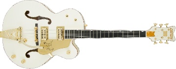 Gretsch G6136t 59 Vintage Select Edition 59 Falcon Hollow Body Bigsby Vintage White Lacquer  2401513805 - Chitarre Chitarre - Elettriche Hollow / Semi