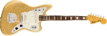 Squier Fsr Classic Vibe 70 Jaguar  Gold Sparkle 0374091518 - Guitars Guitars - Solid Body Electric Guitars