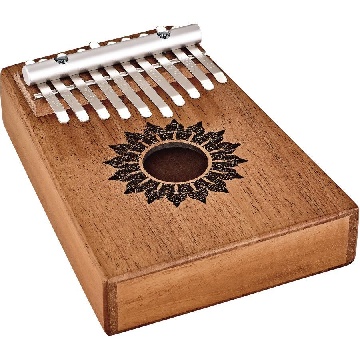 SONIC ENERGY Sound Hole Kalimbas 10 notes Kalimba, Mahogany - KL1008H