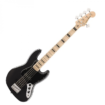 SQUIER Affinity Series Active Jazz Bass V MN  Black Metallic  0378753565