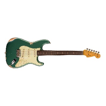 FENDER Limited Edition 1964 L series Stratocaster Heavy Relic RW Aged Sherwood Green Metallic - 9236091053