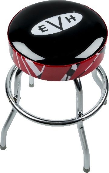 EVH Logo Barstool with Striped Trim  24 0227297024