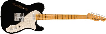 FENDER Vintera II 60s Telecaster Thinline MN Black 0149062306