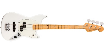 FENDER Player II Mustang Bass PJ MN Polar White 0140492515