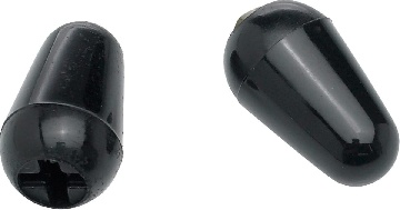 FENDER Stratocaster Switch Tips, Black (2) - 0994939000