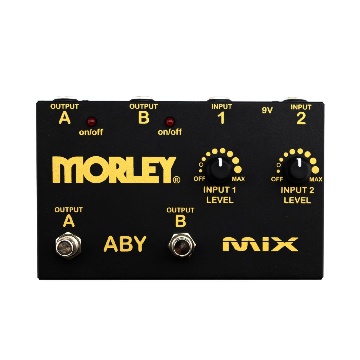 Morley Aby-mix-g Mixer/combiner - Selettore/mixer Per Strumento Serie Gold - Chitarre Effetti - Pedaliere Multieffetto