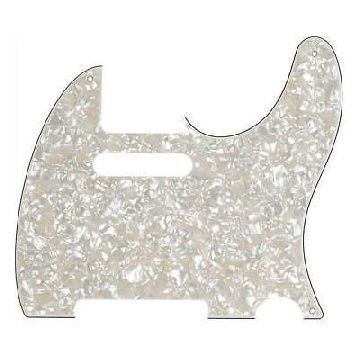 FENDER Pickguard, Telecaster, 8-Hole Mount, Aged White Pearl, 4-Ply - 0992174000