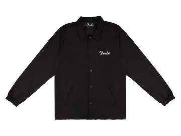 FENDER Fender Spaghetti Logo Coaches Jacket, Black, XXL - 9113400806