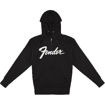 FENDER Fender Transition Logo Zip Front Hoodie, Black, XL - 9113200606