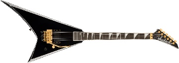 JACKSON Concept Series Limited Edition Rhoads RR24 FR H, Ebony Fingerboard, Black with White Pinstripes - 2916679503