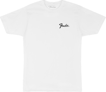 FENDER Fender Transition Logo Tee, White, XXL - 9192501806