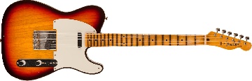 FENDER 1959 Telecaster Journeyman Relic, 1-Piece Rift Sawn Maple Neck Fingerboard, Faded Aged Chocolate 3-Color Sunburst - 9236091074