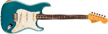 FENDER 1967 Stratocaster Relic with Closet Classic Hardware, 3A Rosewood Fingerboard, Aged Ocean Turquoise - 9236091097