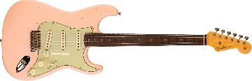 FENDER 1959 Stratocaster Journeyman Relic, 3A Rosewood Fingerboard, Super Faded Aged Shell Pink - 9236091088