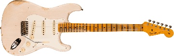 FENDER 1957 Stratocaster Heavy Relic, 1-Piece Rift Sawn Maple Neck Fingerboard, Aged White Blonde - 9236091084