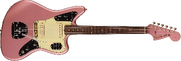 FENDER 1964 Jaguar Journeyman Relic, 3A Rosewood Fingerboard, Faded Aged Burgundy Mist Metallic - 9236091103