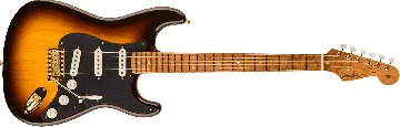 Fender American Custom Stratocaster Nos, 1-piece Roasted 2a Birdseye Maple Neck Fingerboard, Wide-fade Chocolate 2-color Sunburst - 9236091133 - Chitarre Chitarre - Elettriche