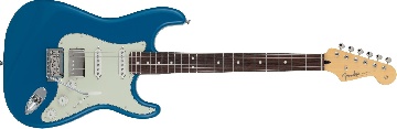 FENDER 2024 Collection Made in Japan Hybrid II Stratocaster HSS, Rosewood Fingerboard, Forest Blue - 5661300318