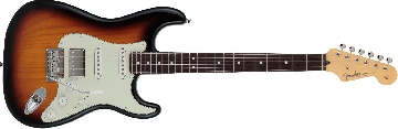 FENDER 2024 Collection Made in Japan Hybrid II Stratocaster HSS, Rosewood Fingerboard, 3-Color Sunburst - 5661200300