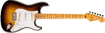 FENDER Limited Edition 70th Anniversary 1954 Stratocaster NOS, 1-Piece Quartersawn Maple Neck Fingerboard, Wide-Fade 2-Color Sunburst - 9236091141